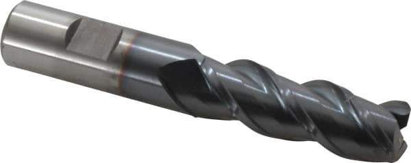 Cleveland - 3/4", 3 Flute, Single End, Powdered Metal, 0.06" Corner Radius End Mill - 4-1/2" OAL, 42° Helix, Right Hand Flute, 2-1/4" LOC, Right Hand Cut - USA Tool & Supply