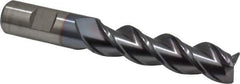 Cleveland - 3/4", 3 Flute, Single End, Powdered Metal, 0.06" Corner Radius End Mill - 5-1/4" OAL, 42° Helix, Right Hand Flute, 3" LOC, Right Hand Cut - USA Tool & Supply