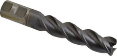 Cleveland - 1", 3 Flute, Single End, Powdered Metal, 0.12" Corner Radius End Mill - 6-1/2" OAL, 42° Helix, Right Hand Flute, 4" LOC, Right Hand Cut - USA Tool & Supply
