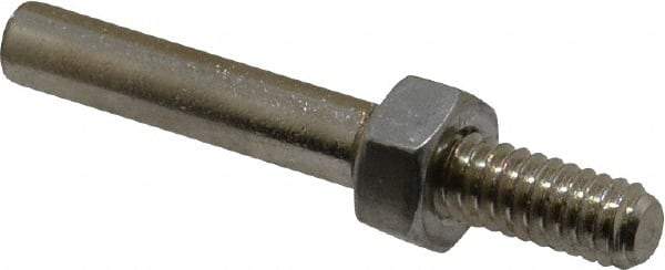 Made in USA - 1/4" Shank Abrasive Point Mandrel - 2" Length, 1/4" Hole Compatibility, for Cones - USA Tool & Supply