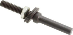 Value Collection - 1/4" Shank Abrasive Point Mandrel - 2-1/2" Length, 1/4" Hole Compatibility, for Small Wheels - USA Tool & Supply