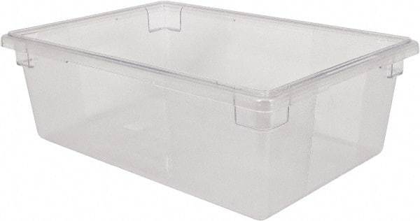 Rubbermaid - Rectangular, Clear Polycarbonate Food Tote Box - 9" High x 12" Wide x 18" Long - USA Tool & Supply