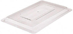 Rubbermaid - 18" Long x 12" Wide Clear Lid - For Use with Rubbermaid - 3304, 3307, 3309 - USA Tool & Supply