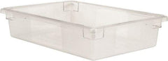 Rubbermaid - Rectangular, Clear Polycarbonate Food Tote Box - 6" High x 18" Wide x 26" Long - USA Tool & Supply