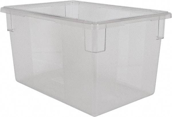 Rubbermaid - Rectangular, Clear Polycarbonate Food Tote Box - 15" High x 18" Wide x 26" Long - USA Tool & Supply