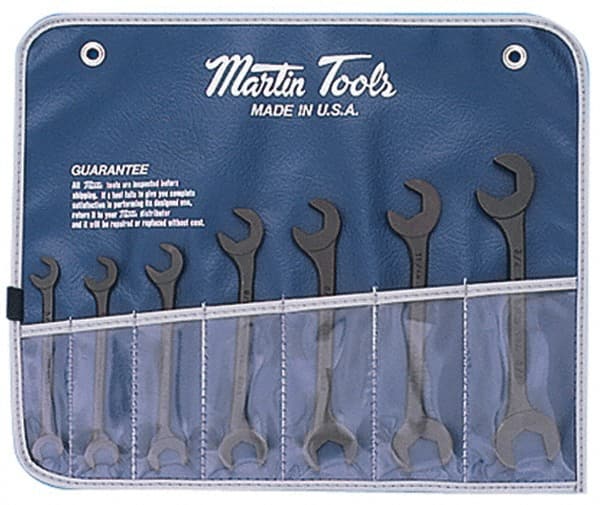 Martin Tools - 7 Piece, 3/8 to 3/4" Hydraulic Wrench Set - USA Tool & Supply