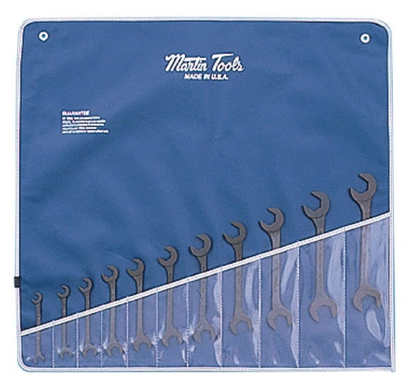 Martin Tools - 11 Piece, 3/8 to 1" Hydraulic Wrench Set - USA Tool & Supply