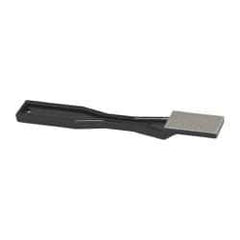 3M - 1-1/2" OAL Fine Sharpener Diamond File - 3/4" Wide, 1-1/2 LOC, Black - USA Tool & Supply