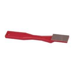 3M - 1-1/2" OAL Very Fine Sharpener Diamond File - 3/4" Wide, 1-1/2 LOC, Red - USA Tool & Supply