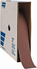 Norton - 2" x 50 Yd 120 Grit Aluminum Oxide Cloth Roll - Fine Grade, J Weighted Backing - USA Tool & Supply