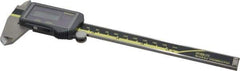 Mitutoyo - 0 to 150mm Range, 0.01mm Resolution, Electronic Caliper - Stainless Steel with 40mm Stainless Steel Jaws, 0.03mm Accuracy - USA Tool & Supply