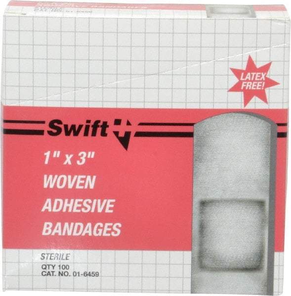 North - 3" Long x 1" Wide, General Purpose Self-Adhesive Bandage - Beige, Woven Fabric Bandage - USA Tool & Supply