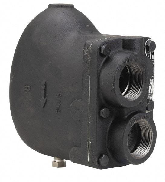 Watts - 4 Port, 3/4" Pipe, Cast Iron Float & Thermostatic Steam Trap - 30 Max psi - USA Tool & Supply