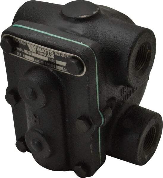 Watts - 4 Port, 3/4" Pipe, Cast Iron Float & Thermostatic Steam Trap - 15 Max psi - USA Tool & Supply