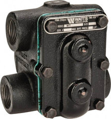 Watts - 4 Port, 1" Pipe, Cast Iron Float & Thermostatic Steam Trap - 30 Max psi - USA Tool & Supply