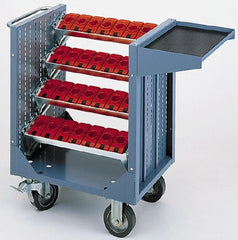 LISTA - 20 Tool Capacity, 50 Taper Size CNC Tool Cart - USA Tool & Supply