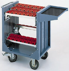LISTA - 25 Tool Capacity, 50 Taper Size CNC Tool Cart - USA Tool & Supply