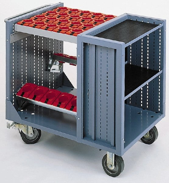 LISTA - 30 Tool Capacity, 50 Taper Size CNC Tool Cart - USA Tool & Supply