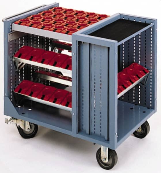LISTA - 63 Tool Capacity, 40 Taper Size CNC Tool Cart - USA Tool & Supply