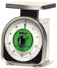 Pelouze - 5 Lb. Capacity, Analog Dial Portion Control Scale - 1/2 oz. Graduation, 6 x 4-3/4" Platform - USA Tool & Supply