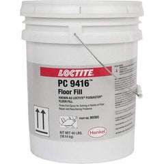 Loctite - 40 Lb Kit Gray Epoxy Resin Filler/Repair Caulk - -20 to 225°F Operating Temp, 6 min Tack Free Dry Time, 24 hr Full Cure Time, Series 135 - USA Tool & Supply