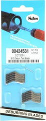 Value Collection - EN10 Bi-Directional High Speed Steel Deburring Swivel Blade - Bi-Directional Deburring Blade - USA Tool & Supply