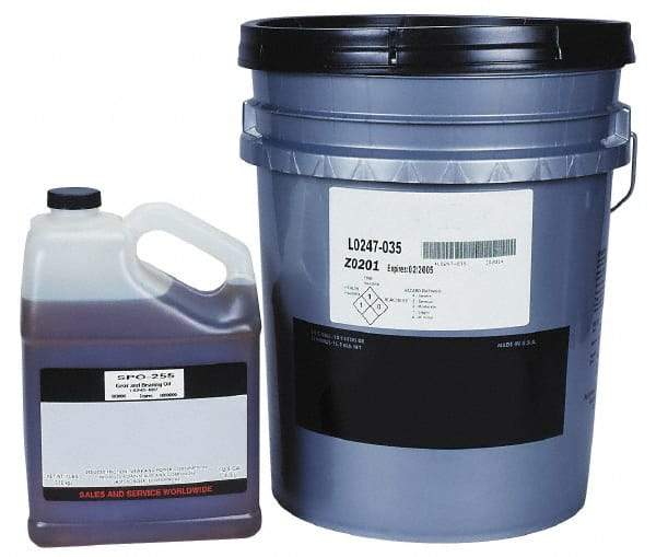 Lubriplate - 5 Gal Pail, Mineral Gear Oil - 148 SUS Viscosity at 210°F, 2260 SUS Viscosity at 100°F, ISO 460 - USA Tool & Supply