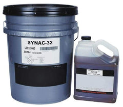 Lubriplate - 5 Gal Pail, ISO 46, SAE 20, Air Compressor Oil - 196 Viscosity (SUS) at 100°F, 47 Viscosity (SUS) at 210°F, Series AC-1 - USA Tool & Supply