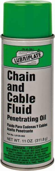 Lubriplate - 12 oz Aerosol General Purpose Chain & Cable Lubricant - 32 ISO Grade - USA Tool & Supply