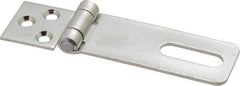 Value Collection - 1" Long x 3.62" Wide, Hasp - Stainless Steel - USA Tool & Supply