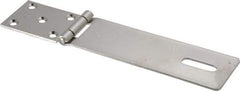 Made in USA - 1.88" Long x 8-3/4" Wide, Hasp - Stainless Steel - USA Tool & Supply