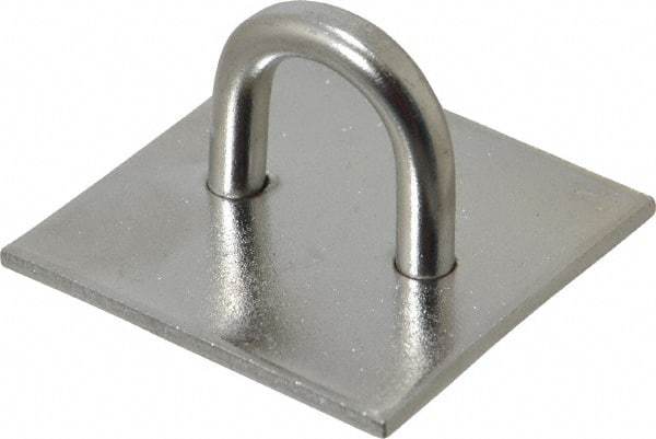 Value Collection - 0.813" High x 1.5" Wide x 1.5" Long Hasp Staple - 302/304 Stainless Steel, 0.075" Thick - USA Tool & Supply