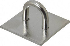 Value Collection - 0.813" High x 1.5" Wide x 1.5" Long Hasp Staple - 302/304 Stainless Steel, 0.075" Thick - USA Tool & Supply