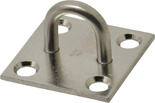 Value Collection - 0.813" High x 1.5" Wide x 1.5" Long Hasp Staple - 302/304 Stainless Steel, 0.075" Thick - USA Tool & Supply