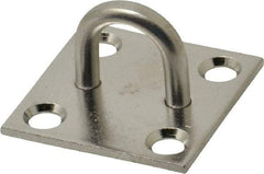 Value Collection - 0.813" High x 1.5" Wide x 1.5" Long Hasp Staple - 302/304 Stainless Steel, 0.075" Thick - USA Tool & Supply