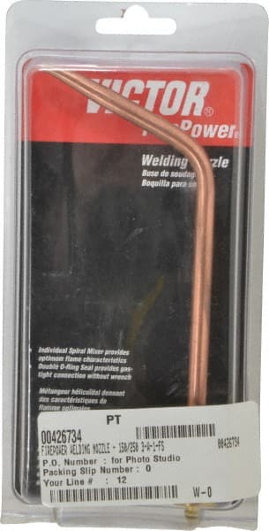 Victor - #3 Tip, 3/16 Inch Welding, All Gases, Welding Nozzle - USA Tool & Supply
