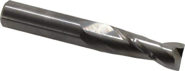 M.A. Ford - 3/8", 2 Flute, Single End, Solid Carbide, 0.015" Corner Radius End Mill - 2-1/2" OAL, 30° Helix, Right Hand Flute, 1" LOC, Right Hand Cut - USA Tool & Supply