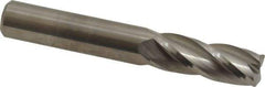 M.A. Ford - 3/8", 4 Flute, Single End, Solid Carbide, 0.03" Corner Radius End Mill - 2-1/2" OAL, 30° Helix, Right Hand Flute, 1" LOC, Right Hand Cut - USA Tool & Supply