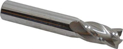 M.A. Ford - 1/2", 4 Flute, Single End, Solid Carbide, 0.015" Corner Radius End Mill - 3" OAL, 30° Helix, Right Hand Flute, 1" LOC, Right Hand Cut - USA Tool & Supply