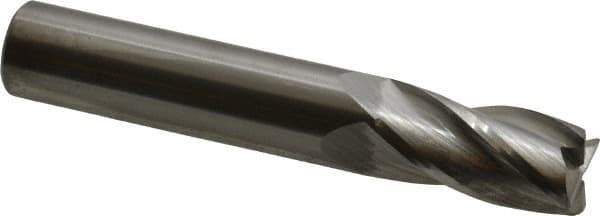 M.A. Ford - 1/2", 4 Flute, Single End, Solid Carbide, 0.02" Corner Radius End Mill - 3" OAL, 30° Helix, Right Hand Flute, 1" LOC, Right Hand Cut - USA Tool & Supply