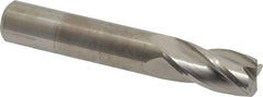M.A. Ford - 1/2", 4 Flute, Single End, Solid Carbide, 0.06" Corner Radius End Mill - 3" OAL, 30° Helix, Right Hand Flute, 1" LOC, Right Hand Cut - USA Tool & Supply