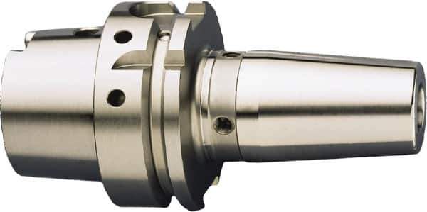 HAIMER - 5/8" Hole Diam, HSK100A Taper Shank Shrink Fit Tool Holder & Adapter - 5.12" Projection, 1.06" Nose Diam, 1.97" Clamping Depth, 25,000 RPM, Through Coolant - Exact Industrial Supply