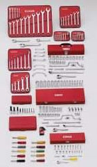 Proto - 194 Piece 1/4, 3/8 & 1/2" Drive Master Tool Set - Tools Only - USA Tool & Supply