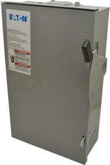 Eaton Cutler-Hammer - 60 Amp, 240 VAC, 3 Pole Nonfused Safety Switch - NEMA 3R, 3 Phase, 10 hp at 240 VAC (Single Phase), 15 hp at 240 VAC (Triple Phase), 3PST Contact Form - USA Tool & Supply