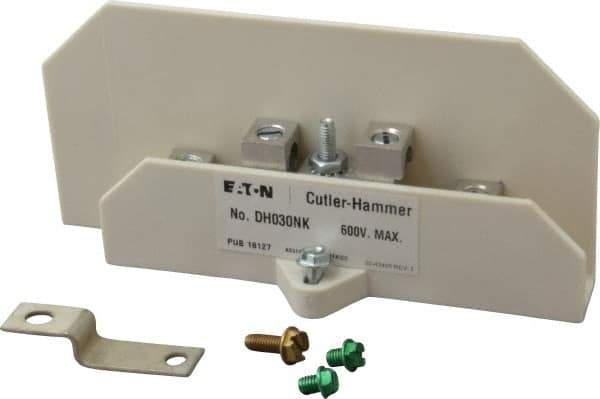 Eaton Cutler-Hammer - 30 to 60 Amp, Safety Switch Neutral Block - For Use with Heavy Duty Safety Switches - USA Tool & Supply
