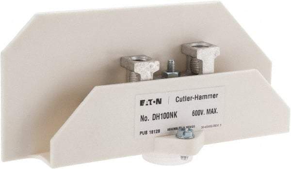 Eaton Cutler-Hammer - 100 Amp, Safety Switch Neutral Block - For Use with Heavy Duty Safety Switches - USA Tool & Supply