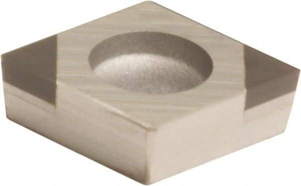 Sumitomo - 2NU-CCGA32.52 Grade BN350 PCBN Turning Insert - Uncoated, 80° Diamond, 3/8" Inscr Circle, 5/32" Thick, 1/32" Corner Radius - USA Tool & Supply