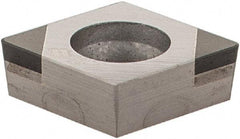 Sumitomo - 2NU-CCGA21.51 Grade BN700 PCBN Turning Insert - Uncoated, 80° Diamond, 1/4" Inscr Circle, 3/32" Thick, 1/64" Corner Radius - USA Tool & Supply