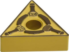 Sumitomo - TNMG332 EGU Grade AC630M Carbide Turning Insert - Al2O3 Finish, 60° Triangle, 3/8" Inscr Circle, 3/16" Thick, 1/32" Corner Radius - USA Tool & Supply