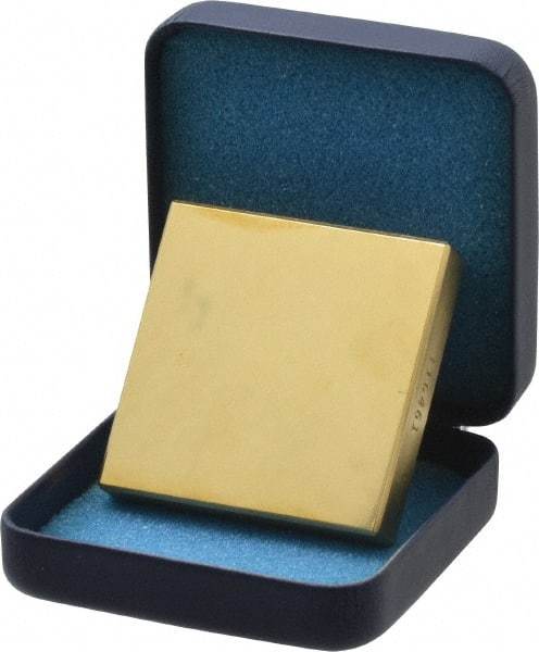 Made in USA - Rockwell B Scale, Hardness Calibration Test Block - B60 Hardness, Mid Hardness Range Description, 2 Piece - USA Tool & Supply